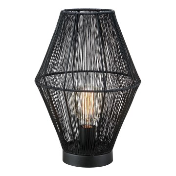 Markslöjd 108666 - Stolná lampa CASA 1xE27/40W/230V čierna