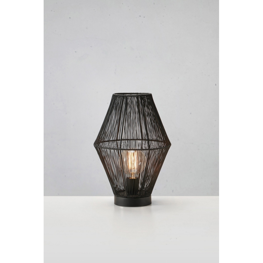 Markslöjd 108666 - Stolná lampa CASA 1xE27/40W/230V čierna