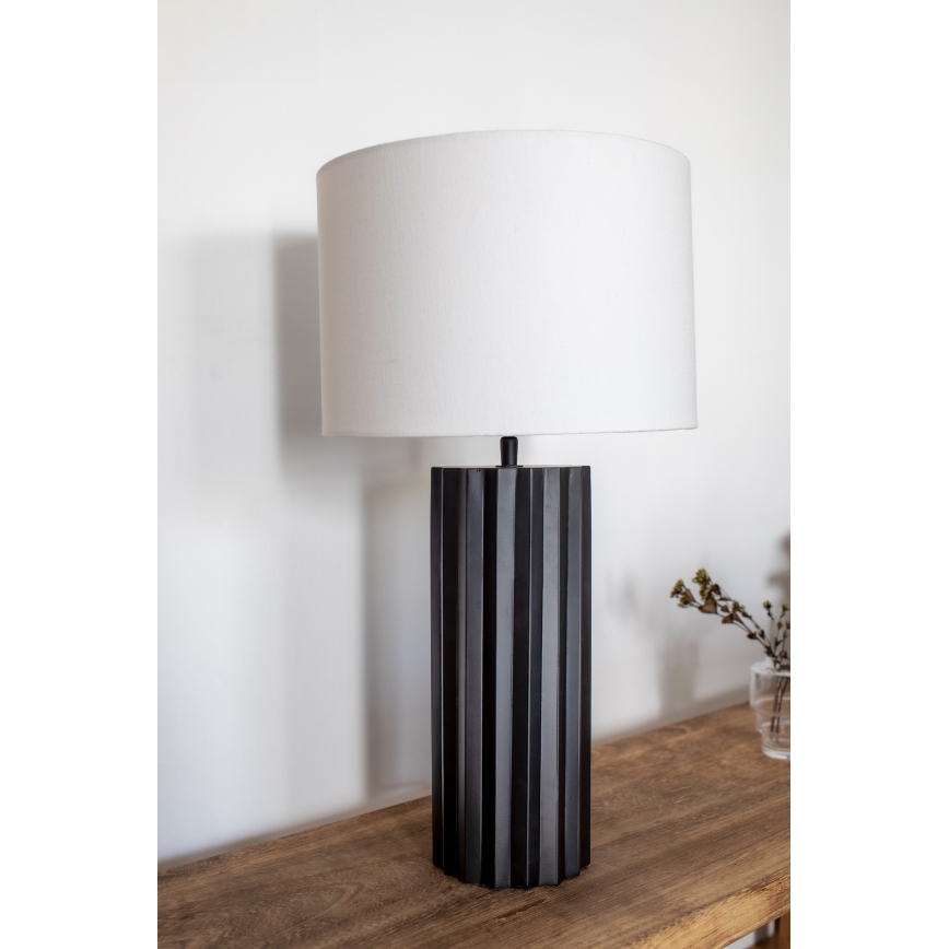 Markslöjd 108670 - Stolná lampa HASHIRA 1xE27/40W/230V biela/čierna