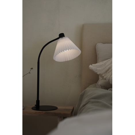 Markslöjd 108697 - Stolná lampa MIRA 1xE14/40W/230V čierna/biela