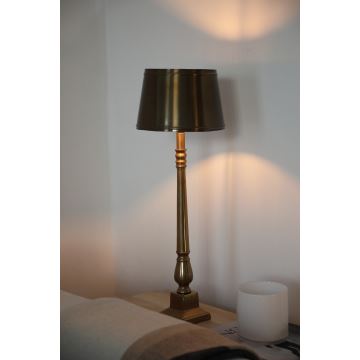 Markslöjd 108774 - Stolná lampa METALLO 1xE27/40W/230V zlatá