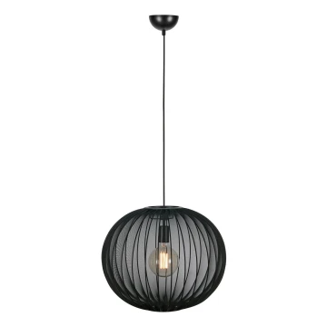 Markslöjd 108791 - Luster na lanku FORENCE 1xE27/40W/230V pr. 50 cm čierna