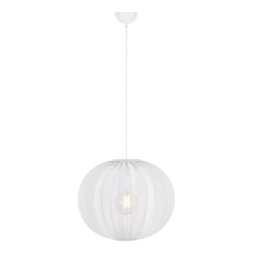 Markslöjd 108792 - Luster na lanku FORENCE 1xE27/40W/230V pr. 50 cm biela