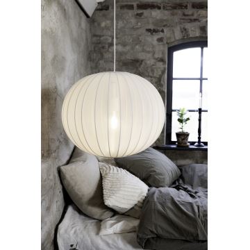 Markslöjd 108792 - Luster na lanku FORENCE 1xE27/40W/230V pr. 50 cm biela