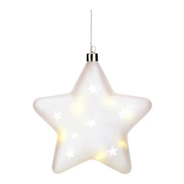 Markslöjd 704489 - LED Vianočná dekorácia LISETTE 10xLED/0,3W/3xAA hviezda