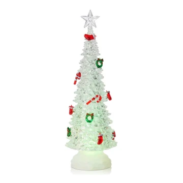 Markslöjd 705014 - LED Vianočná dekorácia HAGABERG 20xLED/0,5W/3xAAA strieborná