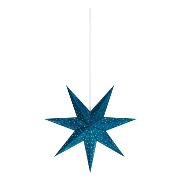 Markslöjd 705482 - Vianočná dekorácia VELOURS 1xE14/25W/230V modrá