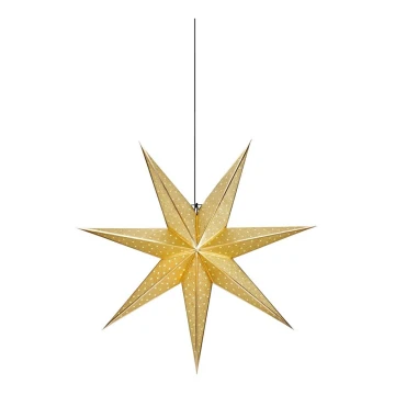 Markslöjd 705791 - Vianočná dekorácia GLITTER 1xE14/25W/230V pr. 45 cm zlatá