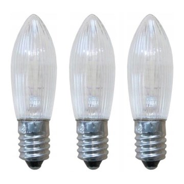 Markslöjd 8263 - SADA 3x Vianočná žiarovka TOPPLAMPA E10/3W/34V