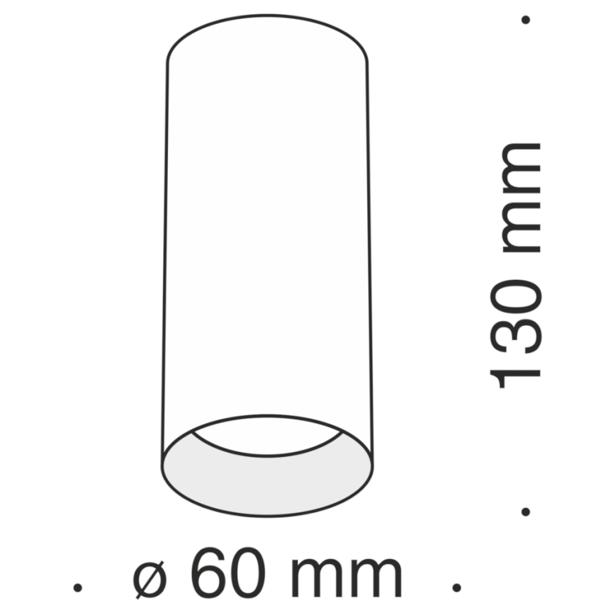Maytoni C010CL-01W - Bodové svietidlo FOCUS 1xGU10/50W/230V biela