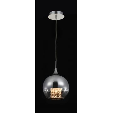 Maytoni P140-PL-110-1-N - Luster na lanku FERMI 1xE27/60W/230V chróm