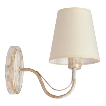 Nástenná lampa MALBO 1xE27/60W/230V béžová