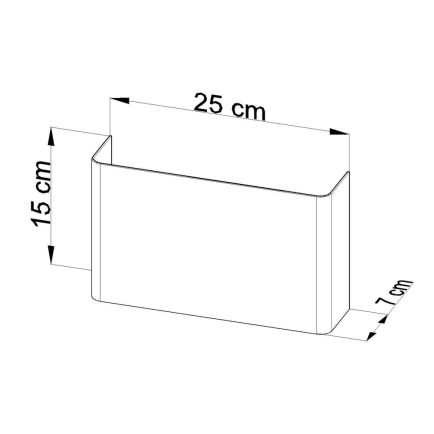 Nástenné svietidlo COPERTURA 2xG9/40W/230V biela