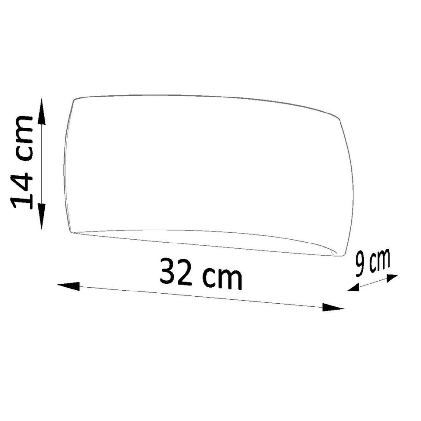 Nástenné svietidlo PONTIUS 1xG9/60W/230V čierna