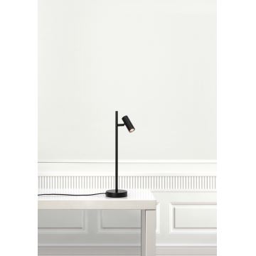 Nordlux - LED Stmievateľná stolná lampa OMARI LED/3,2W/230V čierna