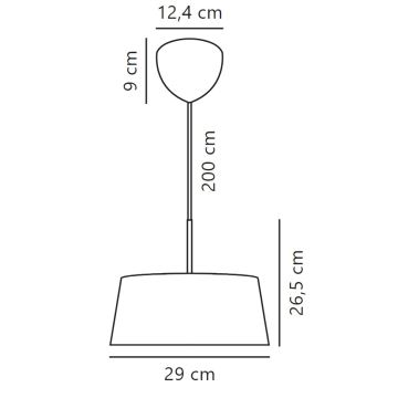 Nordlux - Luster na lanku CLASI 3xE14/10W/230V pr. 29 cm