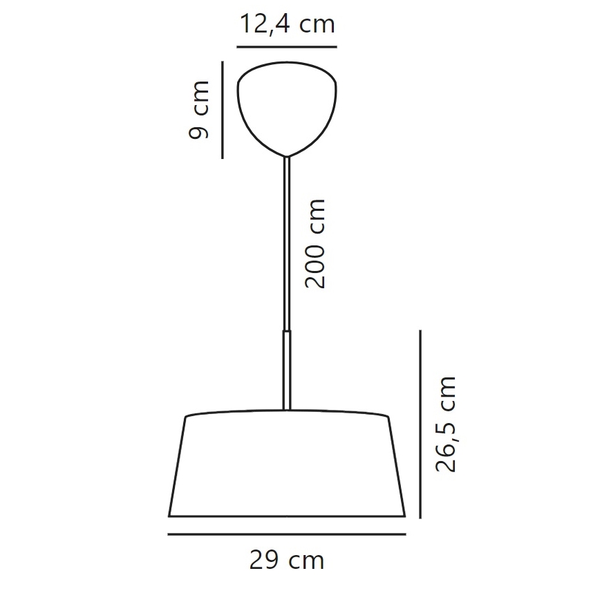 Nordlux - Luster na lanku CLASI 3xE14/10W/230V pr. 29 cm