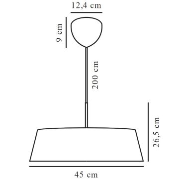 Nordlux - Luster na lanku CLASI 3xE14/15W/230V pr. 45 cm