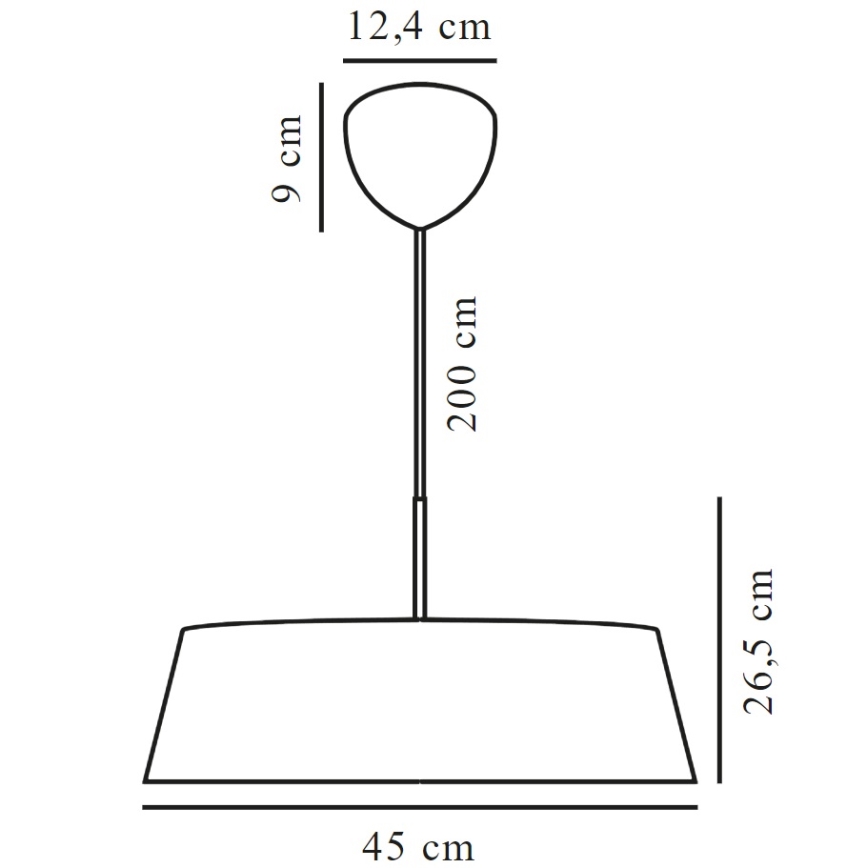 Nordlux - Luster na lanku CLASI 3xE14/15W/230V pr. 45 cm