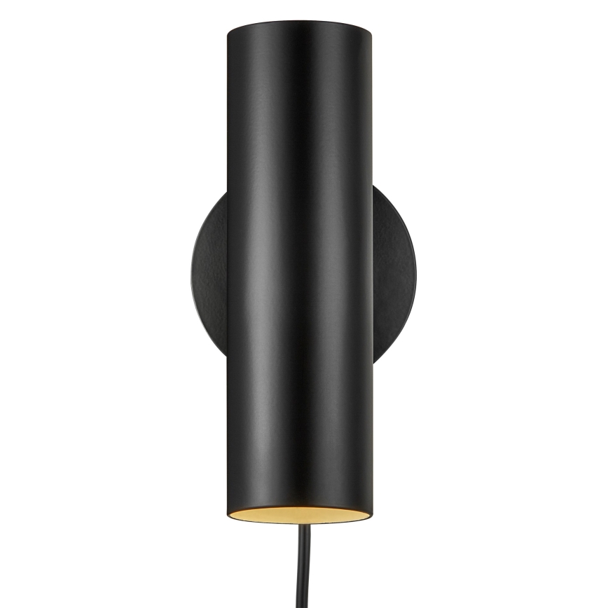 Nordlux - Nástenné bodové svietidlo MIB 1xGU10/8W/230V čierna