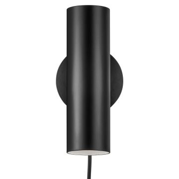 Nordlux - Nástenné bodové svietidlo MIB 1xGU10/8W/230V čierna