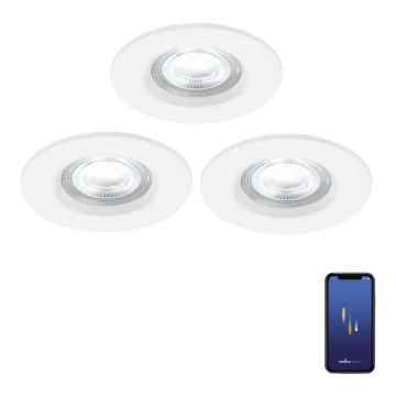 Nordlux - SADA 3x LED RGB Stmievateľné kúpeľňové podhľadové svietidlo DON SMART LED/4,7W/230V 2200-6500K IP65