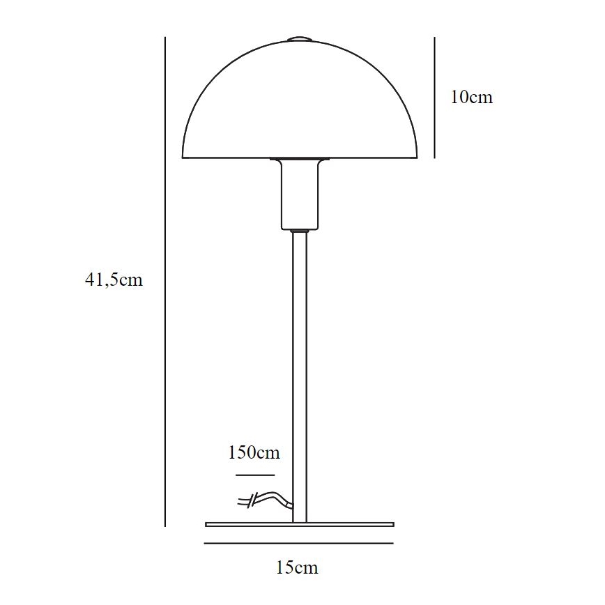 Nordlux - Stolná lampa ELLEN 1xE14/40W/230V