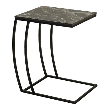Odkladací stolík 65x35 cm čierna