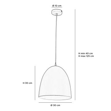 ONLI - Luster na lanku AMBETA 1xE14/6W/230V modrá