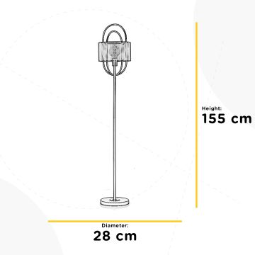 ONLI - Stojacia lampa QUOKKA 1xE27/22W/230V