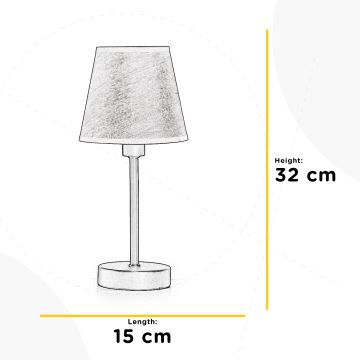 ONLI - Stolná lampa ASIA 1xE14/6W/230V 32 cm