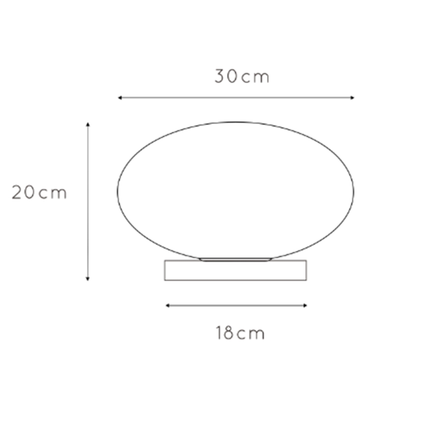 ONLI - Stolná lampa JANET 1xE27/6W/230V pr. 30 cm