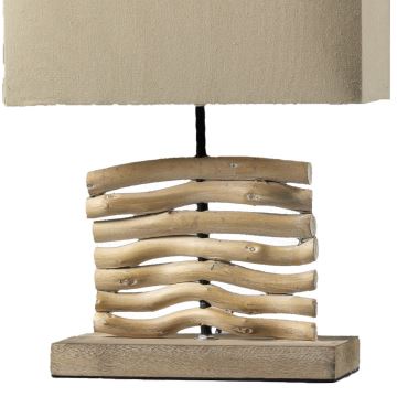 ONLI - Stolná lampa MARICA 1xE27/22W/230V béžová 38 cm