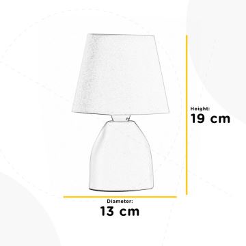 ONLI - Stolná lampa NANO 1xE14/6W/230V hnedá 19 cm