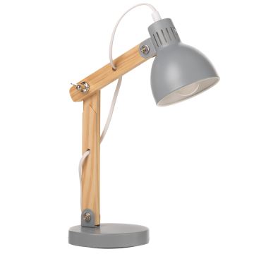 ONLI - Stolná lampa NORA 1xE14/6W/230V šedá