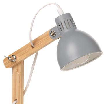 ONLI - Stolná lampa NORA 1xE14/6W/230V šedá