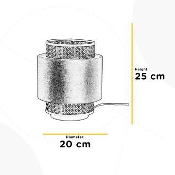 ONLI - Stolná lampa VIENNA 1xE27/22W/230V