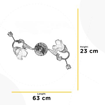 ONLI - Stropné svietidlo ARIANNA 2xE14/6W/230V