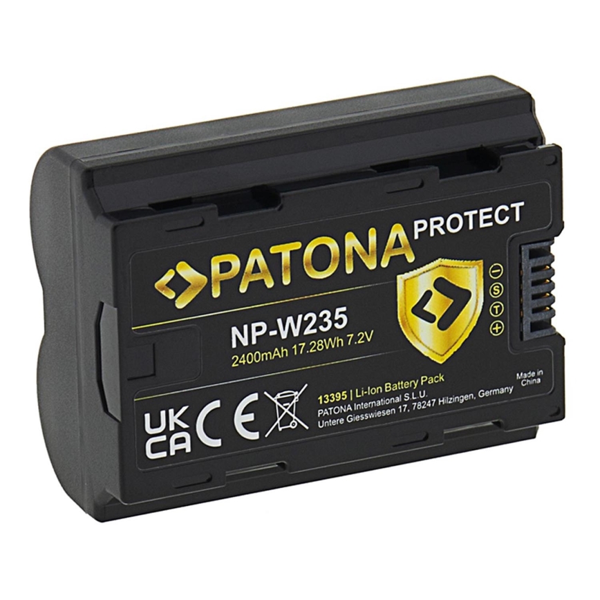 PATONA - Aku Fuji NP-W235 2400mAh Li-Ion 7,2V Protect X-T4