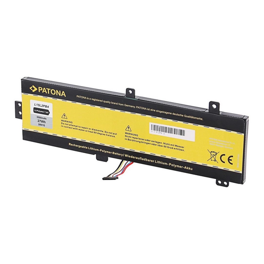 PATONA - Aku LENOVO Ideapad 310-15IBK 4100mAh Li-lon 7,6V L15L2PB4