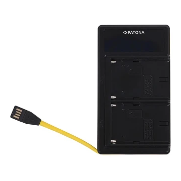 PATONA - Nabíjačka Dual Sony NP-F970/F960/F950 USB
