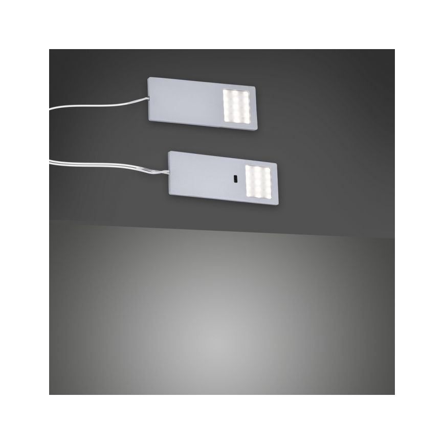 Paul Neuhaus 1121-95-2 - SADA 2x LED Osvetlenie nábytku so senzorom HELENA LED/2W/230V