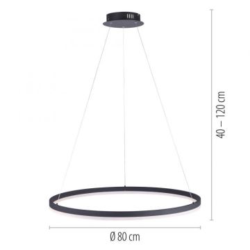 Paul Neuhaus 2383-13 - LED Stmievateľný luster na lanku TITUS LED/50W/230V