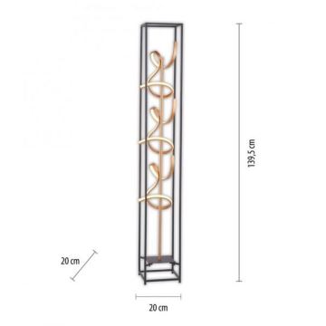 Paul Neuhaus 415-18 - LED Stmievateľná stojacia lampa SELINA 3xLED/10,2W/230V