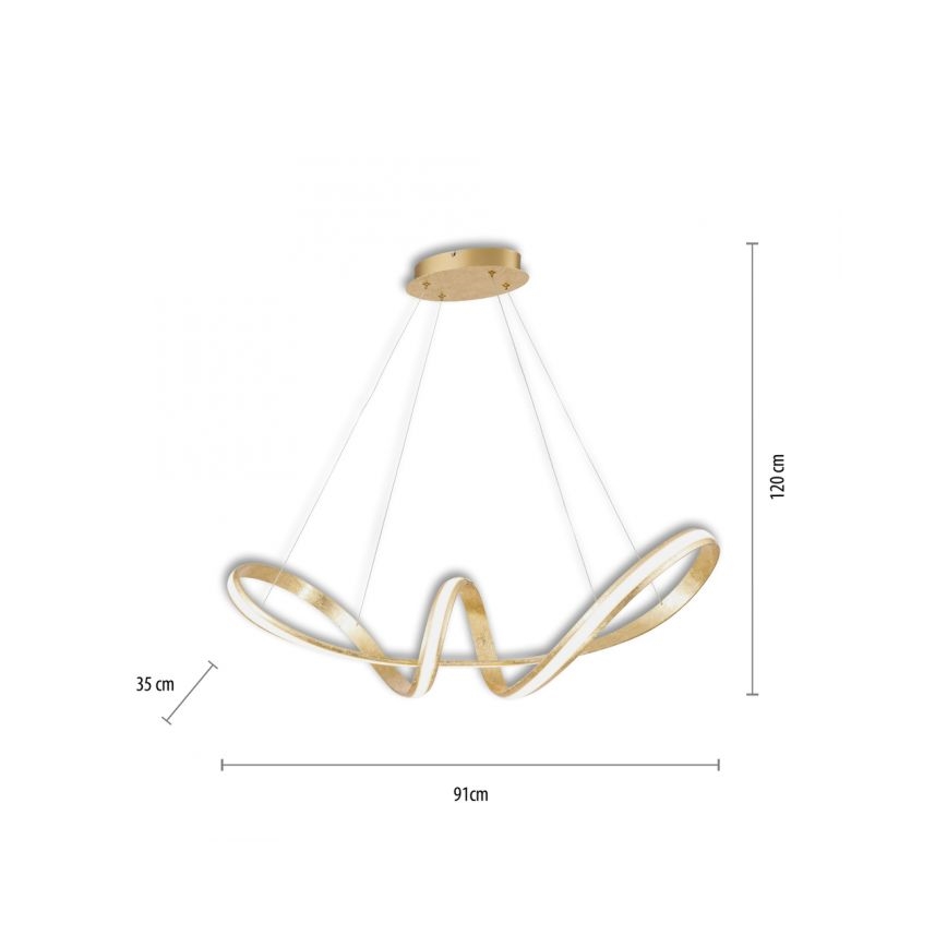 Paul Neuhaus 8292-12 - LED Stmievateľný luster na lanku MELINDA LED/38W/230V