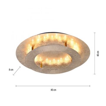 Paul Neuhaus 9620-12 - LED Stropné svietidlo NEVIS LED/18W/230V zlatá