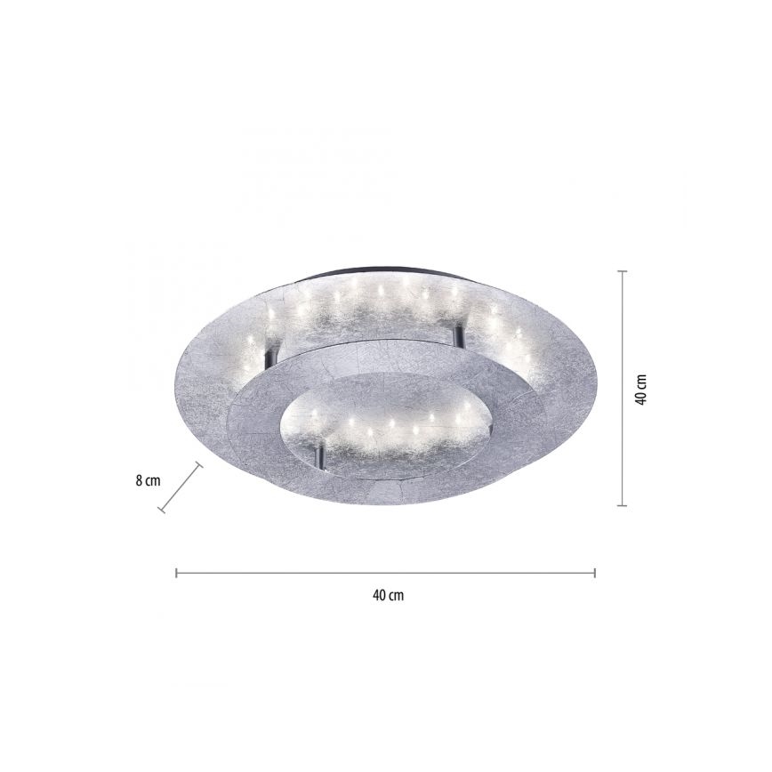 Paul Neuhaus 9620-21 - LED Stropné svietidlo NEVIS LED/18W/230V strieborná