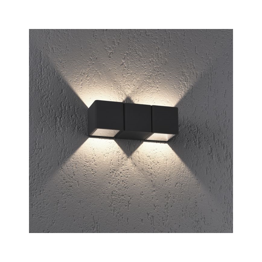 Paul Neuhaus 9658-13 - LED Vonkajšie nástenné svietidlo MARCEL 2xLED/4W/230V IP54