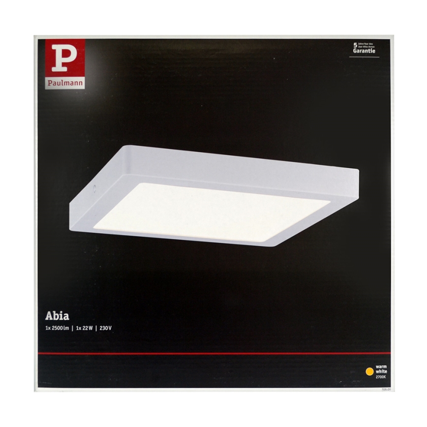 Paulmann 70900 - LED/22W Stropné svietidlo ABIA 230V