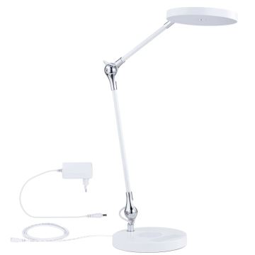 Paulmann 78011 - LED/11W Stmievateľná dotyková stolná lampa NUMIS 230V 2700/4000/6500K biela